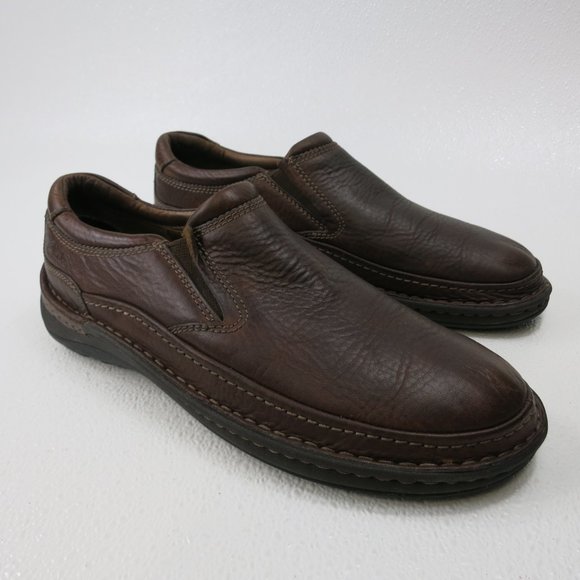 Clarks Oil Tanned Leather Casual Dress Loafers Moccasins Footwear Men's sz 10 - Picture 2 of 7